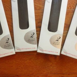 4 - Twisted Fringe 100 % Human Remy hair Beaded attachment  # 2